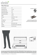 Load image into Gallery viewer, Planika Net ZerošNEO Fireplace Insert - Electric Only Connection & Flue Free