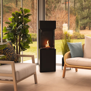 Planika Net Zero Emission ARCTICON Fireplace - Electric Only Connection & Flue Free