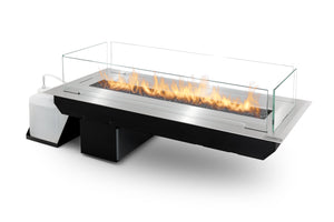 Planika Net Zero🍃Cabo Indoor/Outdoor Fireplace Insert - Electric Only Connection & Flue Free